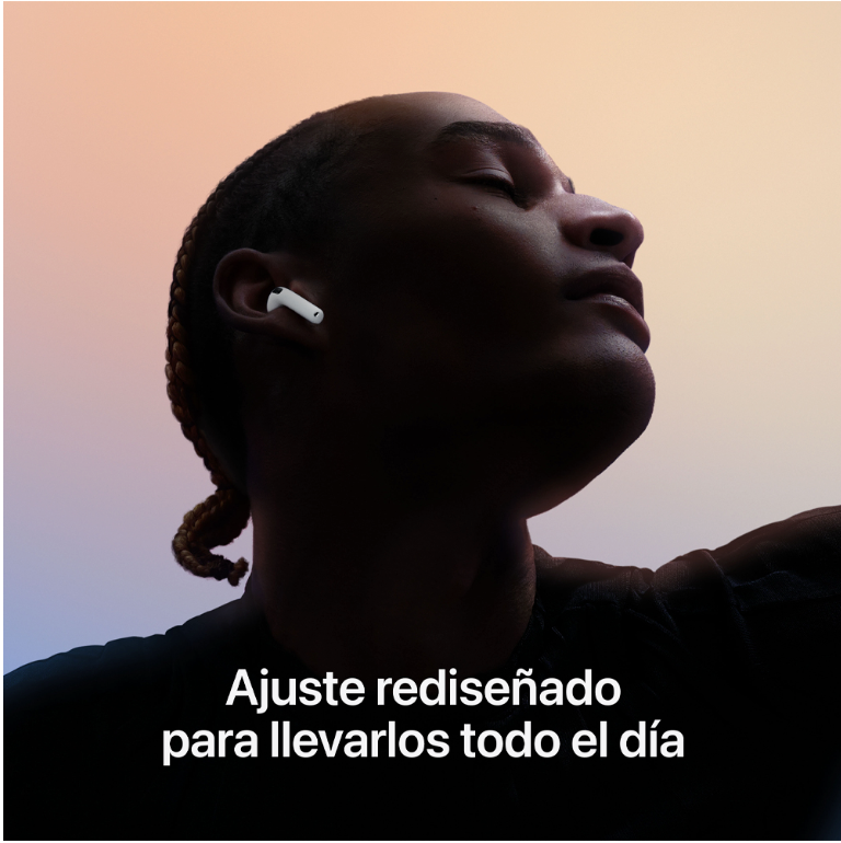 Apple AirPods 4 original con cancelación activa de ruido Mayor enfoque, menor distracciones