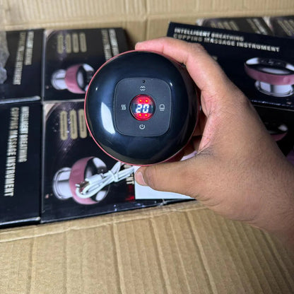 Ventosa  con luz  infrarroja, alivio del dolor y recuperación muscular.