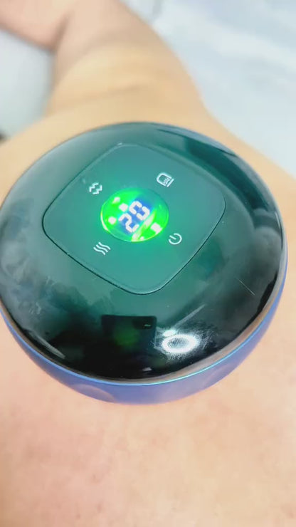 Ventosa  con luz  infrarroja, alivio del dolor y recuperación muscular.